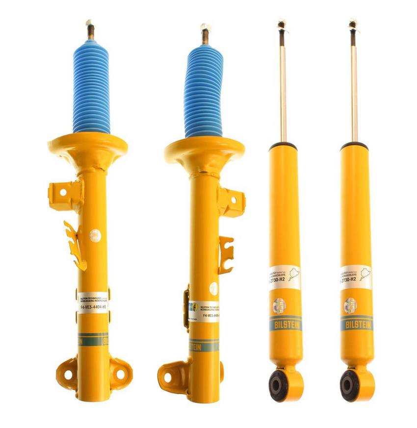 BMW Suspension Strut and Shock Absorber Assembly Kit - Front and Rear (B8 Performance Plus) - Bilstein 3816613KIT